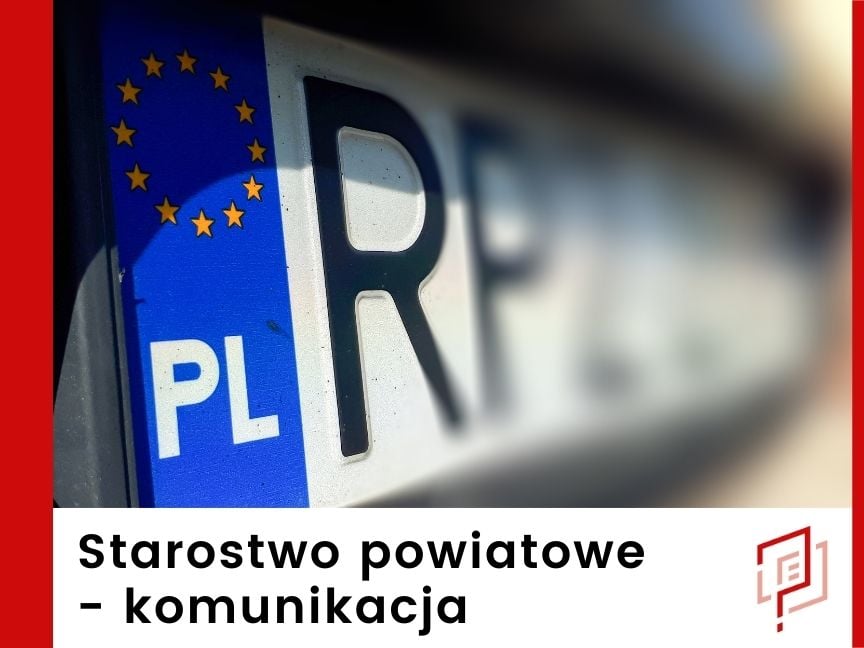 Starostwo Powiatowe Starogard Gdański - komunikacja i rejestracja pojazdów