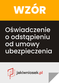 Odstąpienie od umowy ubezpieczenia - PDF, DOC