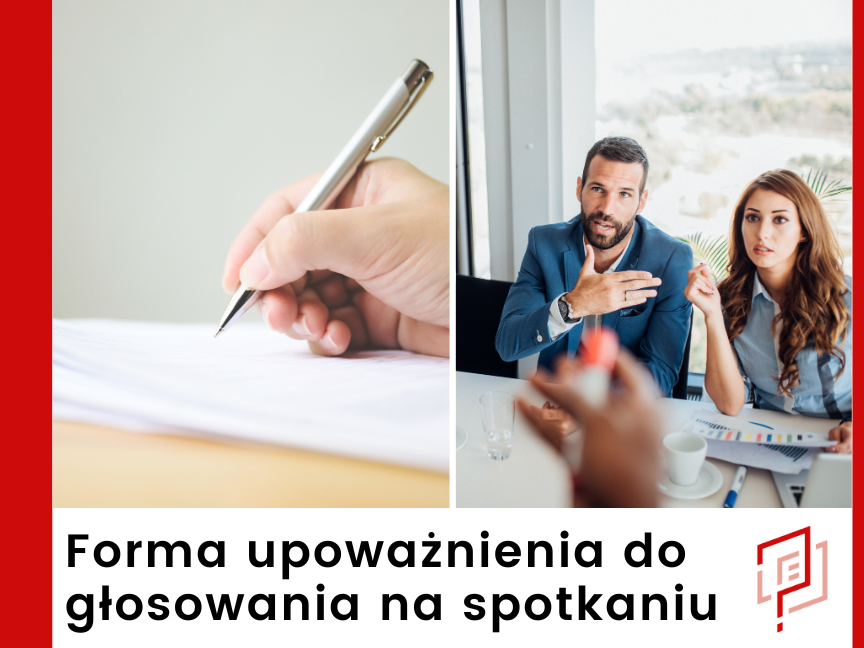 Forma upoważnienia do głosowania na spotkaniu