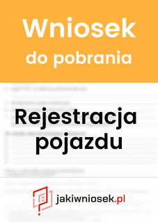 Wniosek o rejestrację pojazdu Mława PDF i DOC