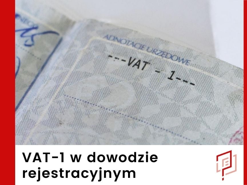  VAT-1 w dowodzie rejestracyjnym