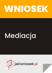 Wniosek o mediację - wzór PDF, DOC