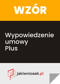 Wypowiedzenie umowy Plus - wzór PDF