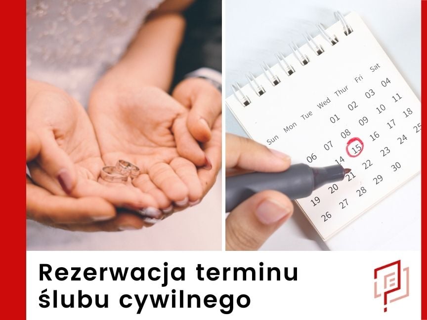 Rezerwacja terminu ślubu cywilnego Szczecin