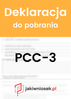 Deklaracja PCC-3 PDF