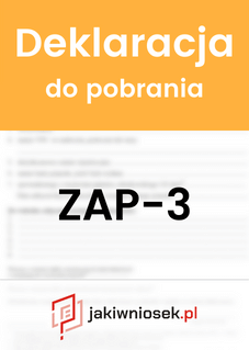 Deklaracja ZAP-3