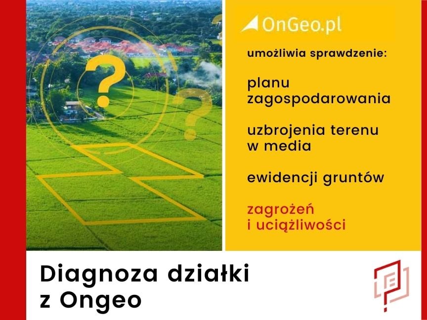 Diagnoza działki z OnGeo w miejscowości Czosnów
