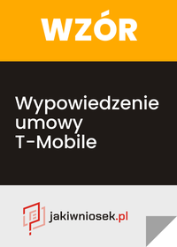 Wypowiedzenie umowy T-Mobile - wzór