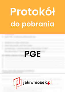Protokół zdawczo-odbiorczy PGE - wzór PDF