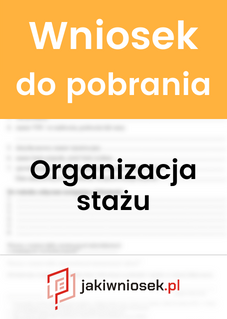 Wniosek o organizację stażu Szczecin