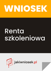 Wniosek o rentę szkoleniową PDF
