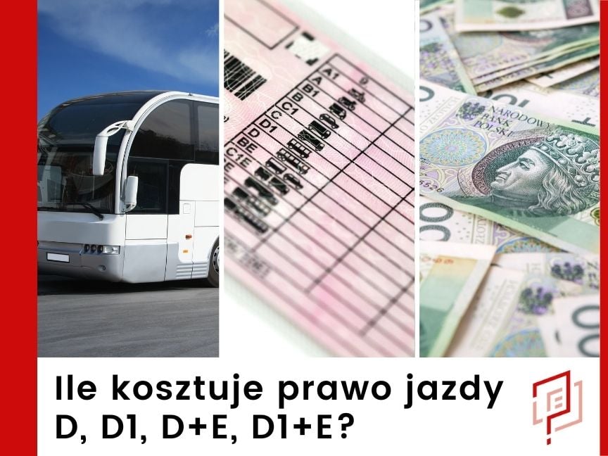 Ile kosztuje prawo jazdy D, D1, D+E, D1+E w miejscowości Krasocin?