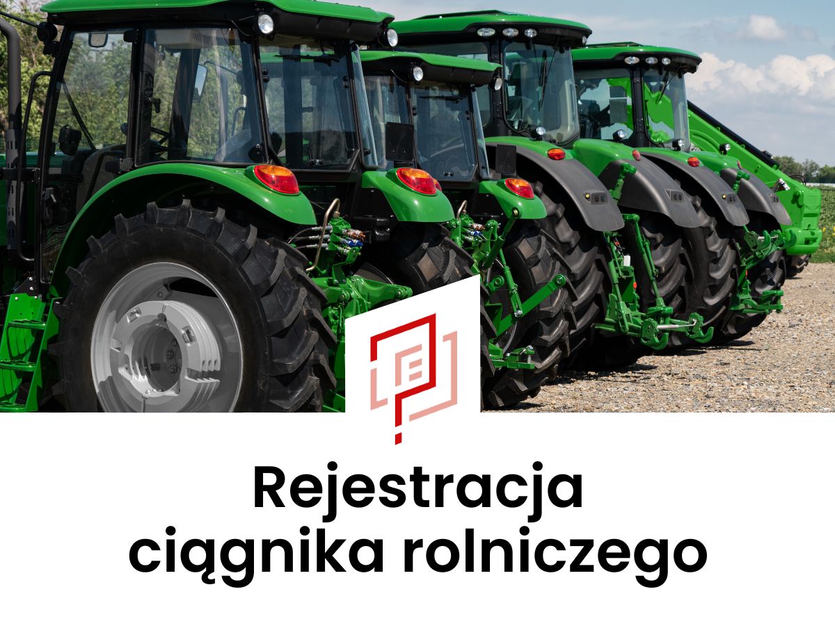 Rejestracja ciągnika rolniczego Czarna
