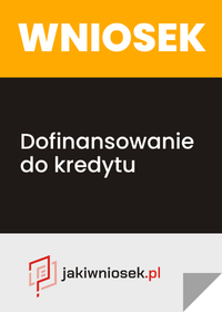 Dofinansowanie do kredytu dla niepełnosprawnych -  wniosek
