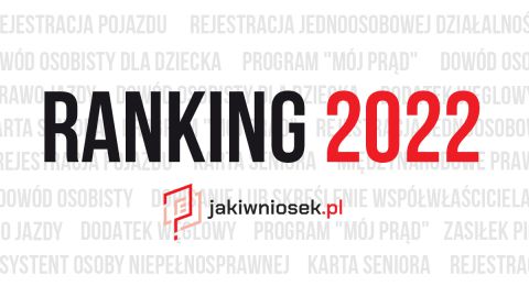 Jakie sprawy urzędowe najczęściej załatwiali Polacy w 2022 roku? Ranking portalu jakiwniosek.pl