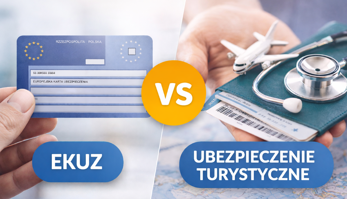 EKUZ czy ubezpieczenie turystyczne – co wybrać przed wyjazdem za granicę?