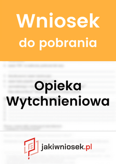 Wzór wniosku o opiekę wytchnieniową